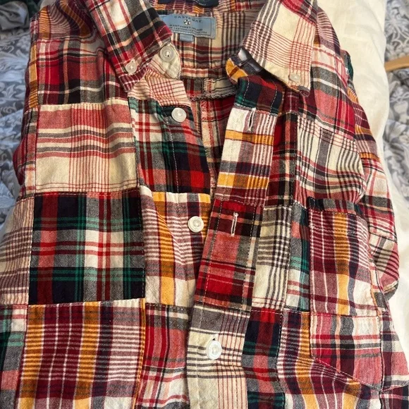 Castaway madras plaid button down shirt - Picture 4 of 6